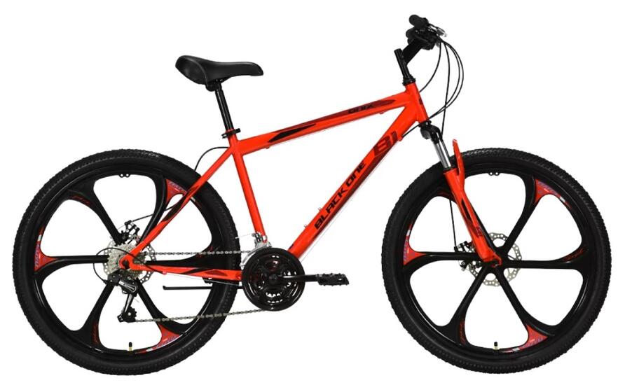 Велосипед Black One Onix 26 D FW красный/черный/красный 20"