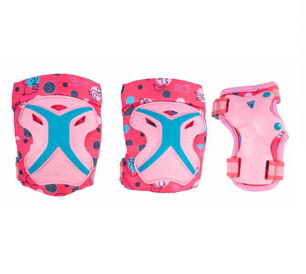 Роликов. защита Safe fit kids 3.0 pink L
