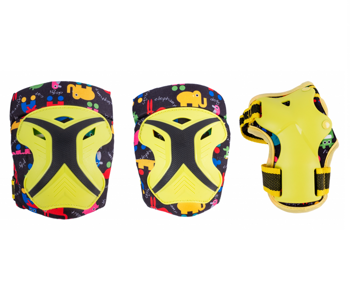 Роликов. защита Safe fit kids 3.0 yellow M