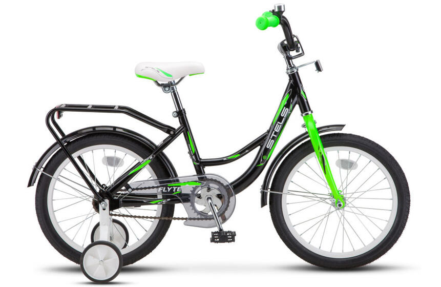 Велосипед 14" Flyte 9,5" Черный-салатовый  арт.Z011