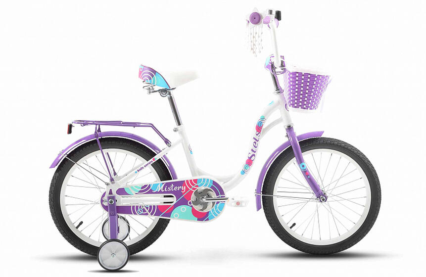 Велосипед STELS 18" Mistery C 11,2" Белый/ фиолетовый