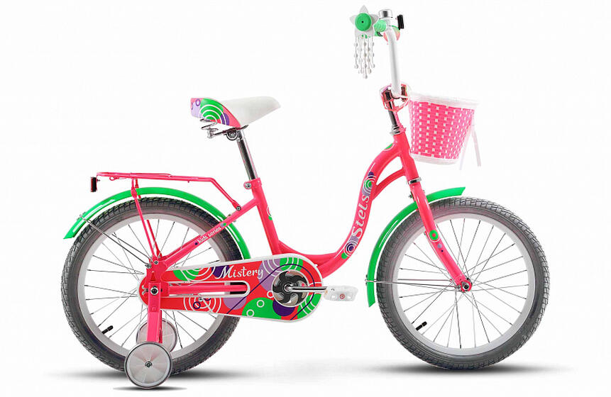 Велосипед STELS 18" Mistery C 11,2" Розовый/зеленый