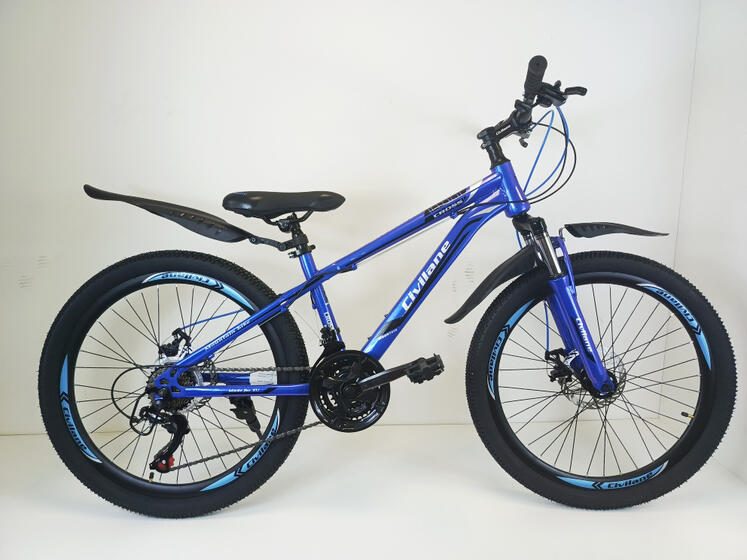 Велосипед 24"  ТМ Civilane, CROSS MD,  рама 15" DARK BLUE/BLACK