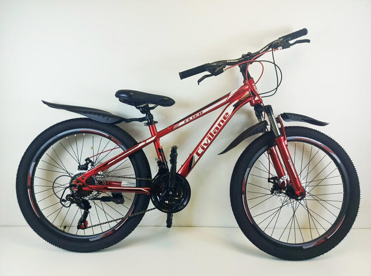 Велосипед 24" ТМ Civilane, FLIER MD,  рама  13" RED/WHITE (N)