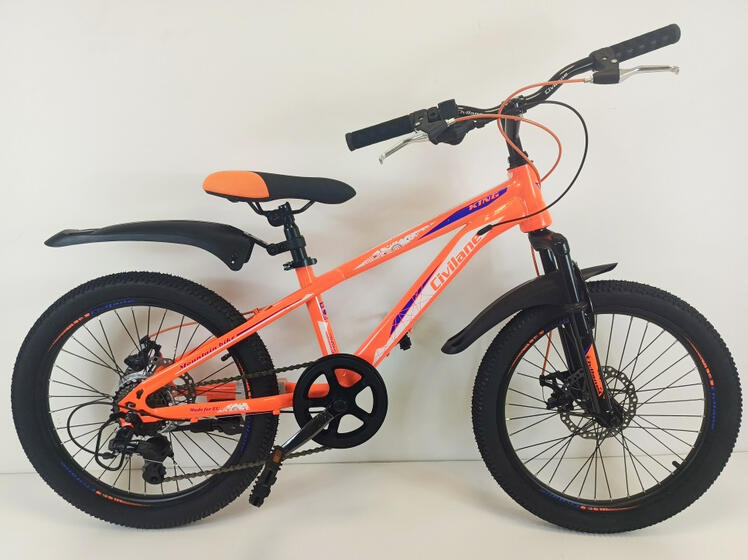 Велосипед 20" ТМ Civilane , KING MD,  рама 11.6" ORANGE/BLUE