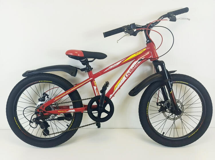 Велосипед 20" ТМ Civilane , KING MD,  рама 11.6" RED/YELLOW