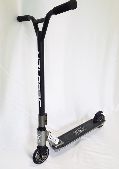 Самокат трюковый ТМ SCOOTER, модель STUNT, цв. серый (1196)