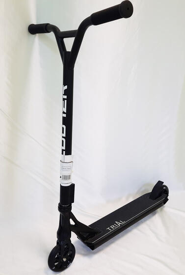 Самокат трюковый ТМ SCOOTER, модель TRIAL , цв. черный (2292)