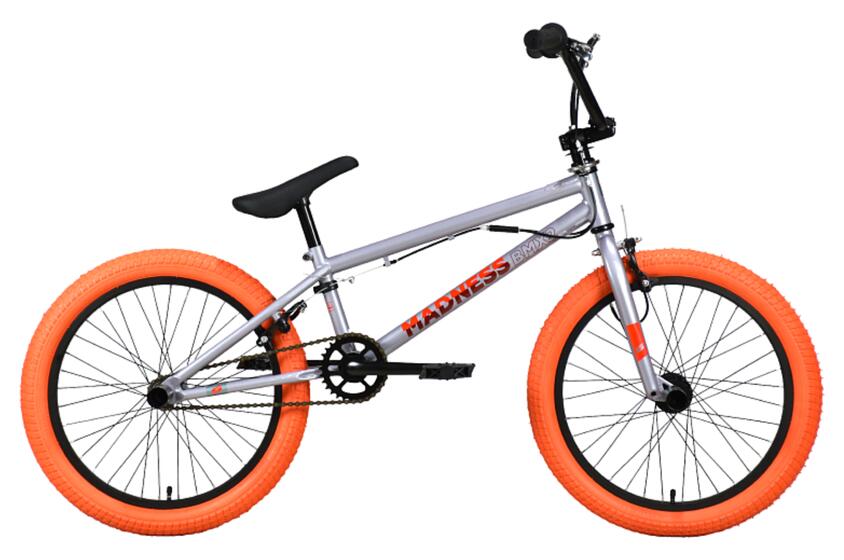 Велосипед Stark'22 Madness BMX 2 серый/красный/мандариновый