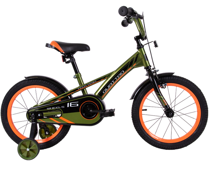 Велосипед TechTeam Quattro 18" хаки (сталь) 