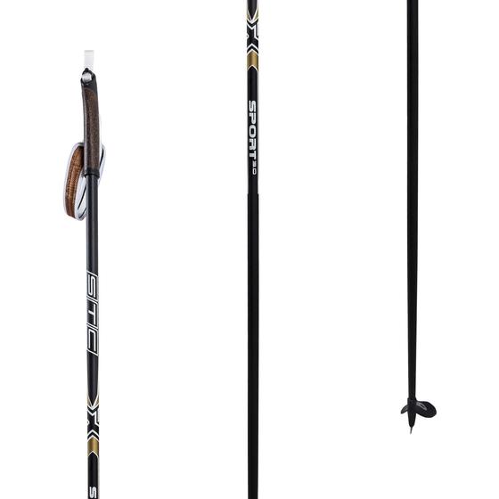 Палки лыжные спортивные STC SPORT  145 гибрид 35%
