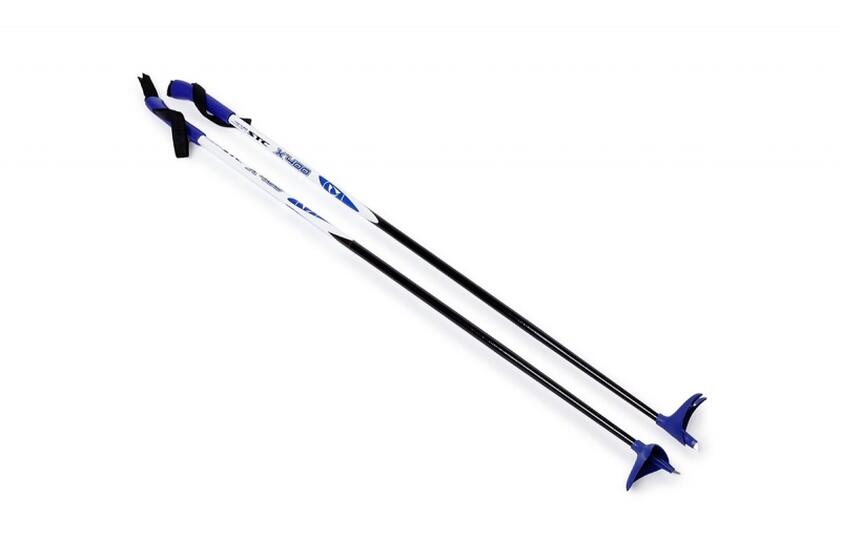 Палки лыжные STC X400 blue p.115 см 100% стекловолокно