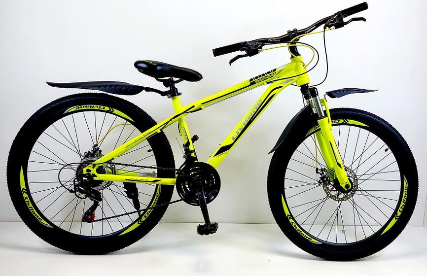 Велосипед 26"  ТМ Civilane, CROSS MD,  рама 15" YELLOW/BLACK