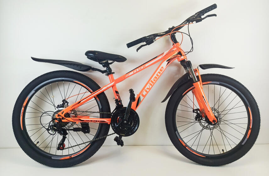 Велосипед 26" ТМ Civilane, FLIER MD ,  рама  15" ORANGE/WHITE (N)