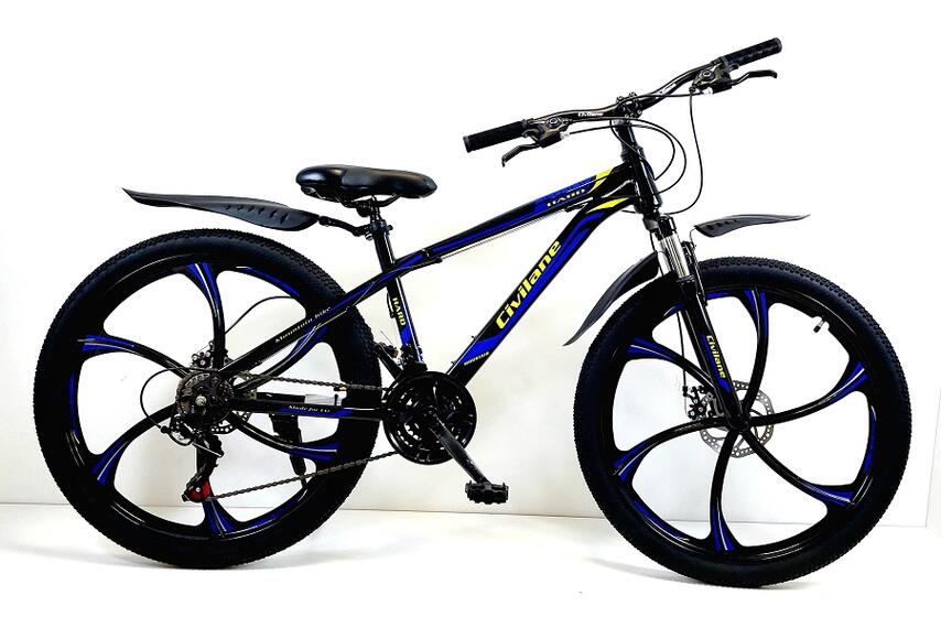 Велосипед 26" ТМ Civilane , HARD MD (литые диски),  рама 15" BLACK/BLUE