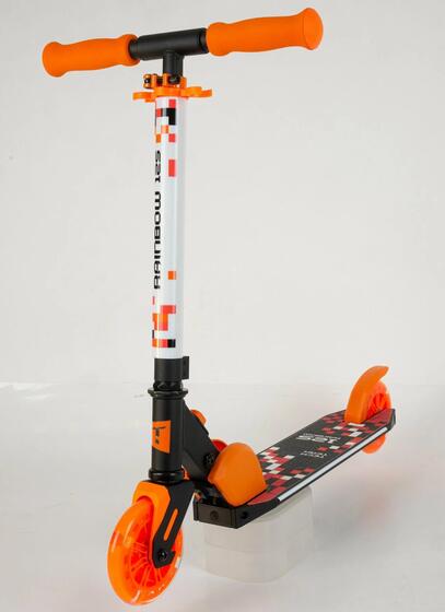 Самокат TT  Rainbow 125 black/orange 1/4