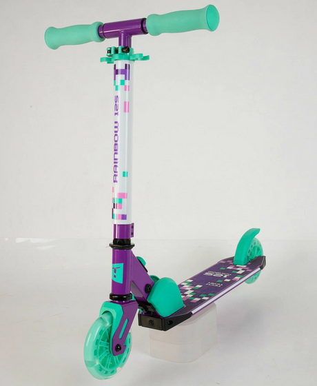 Самокат TT  Rainbow 125 purple/celadon 1/4