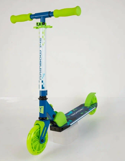 Самокат TT  Rainbow 145 blue/green 1/4