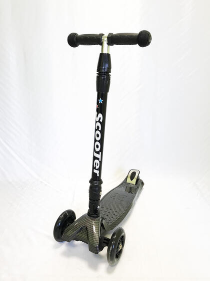 Самокат "Scooter' SK-112 (аналог SK-076), 3-х колес. 7 цветов граффити в ящике